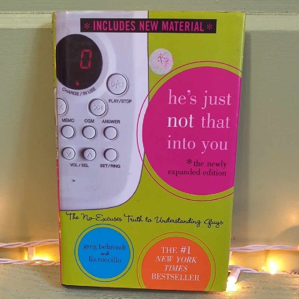 Book He's Just Not That Into You By Greg Behrendt Liz Tuccillo Hardcover